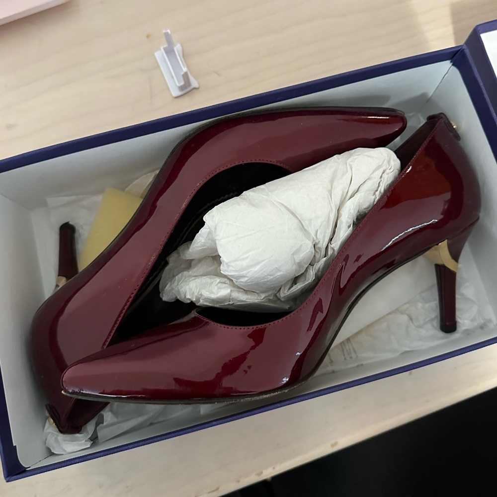 Stuart Weitzman Red Patent Pumps